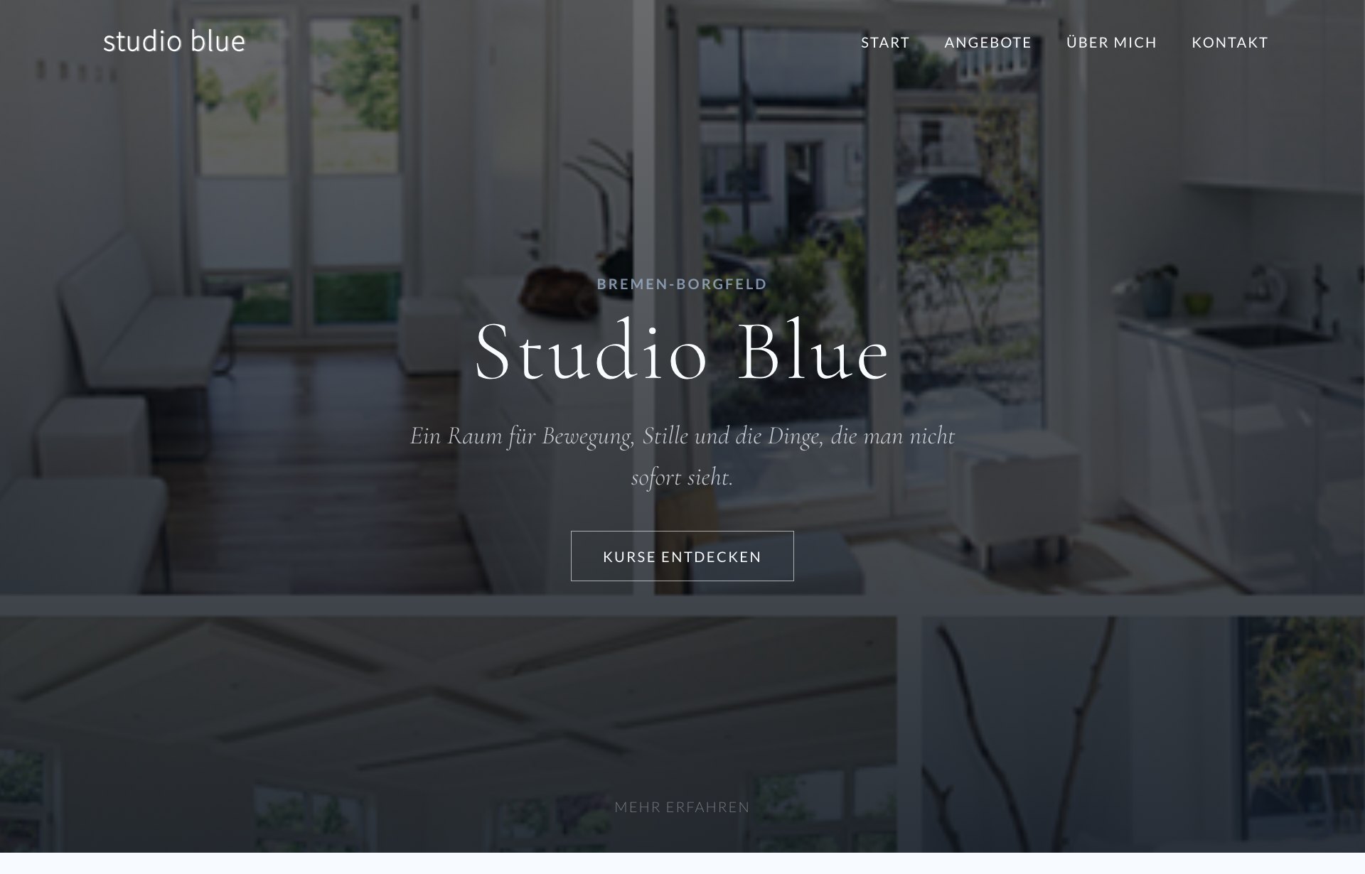 Website-Redesign Studio Blue · Bremen